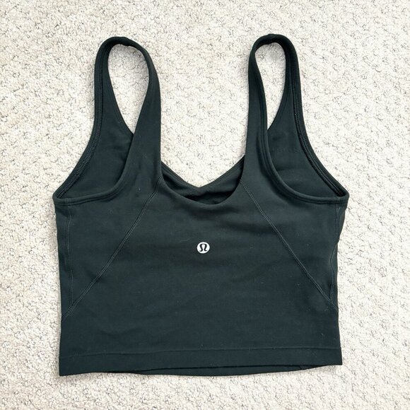 Lululemon Align Cropped Tank Top Crop in Rainforest Green Women’s Size 2 - Picture 5 of 8